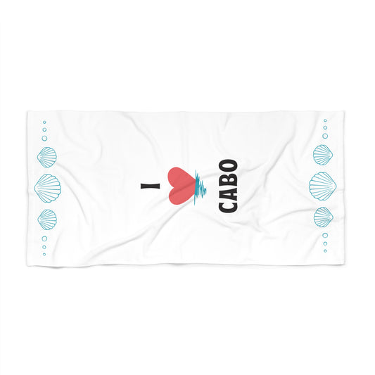 I ♥ Cabo Beach Towel